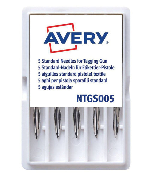 Avery av-ntgs005 naalden textielpistool 5 naalden voor ridderspoortang