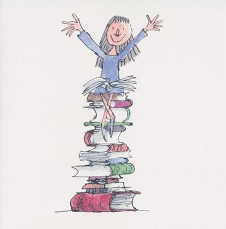 Kaart+envelop roald dahl mathilda. 16x16