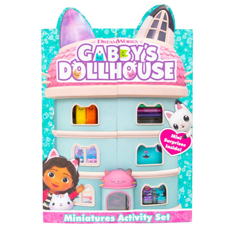 Gabby's poppenhuis gabby's dollhouse miniatures activity set - knutselset