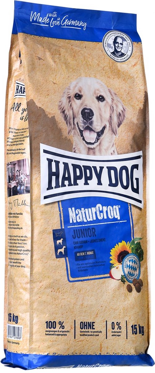 Happy dog naturcroq junior - 15 kg
