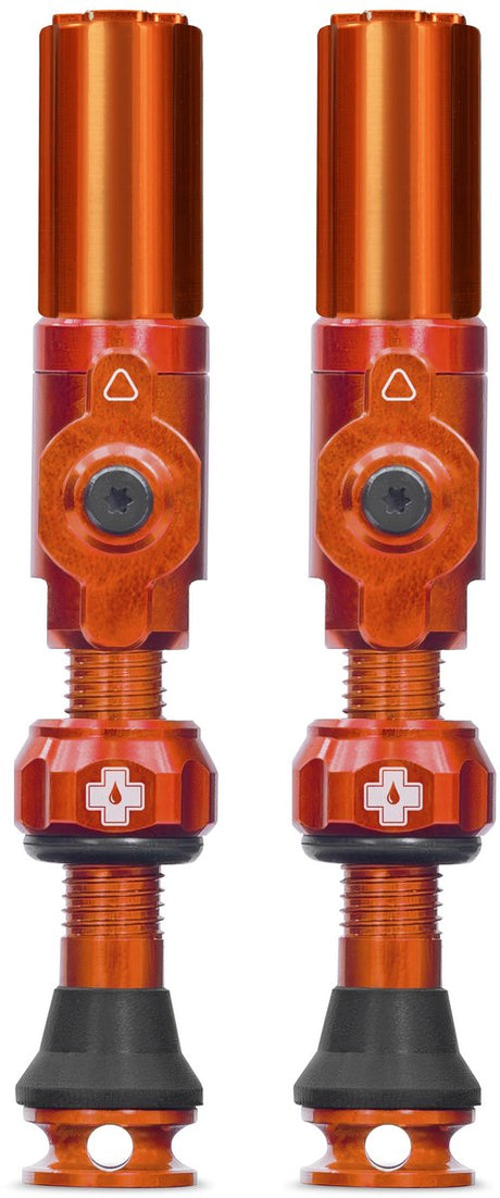 Muc-off v2 tubeless ventielset 60 mm, oranje