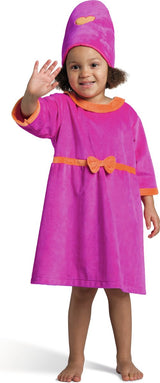 Bumba verkleedkleding - bumbina verkleedpak 1 t m 4 jaar - maat 98 104 - exclusief hoed