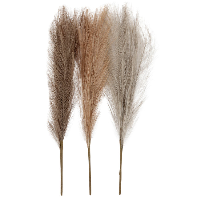 Creativ company pampa gras aardetinten 50 cm 3 stuks