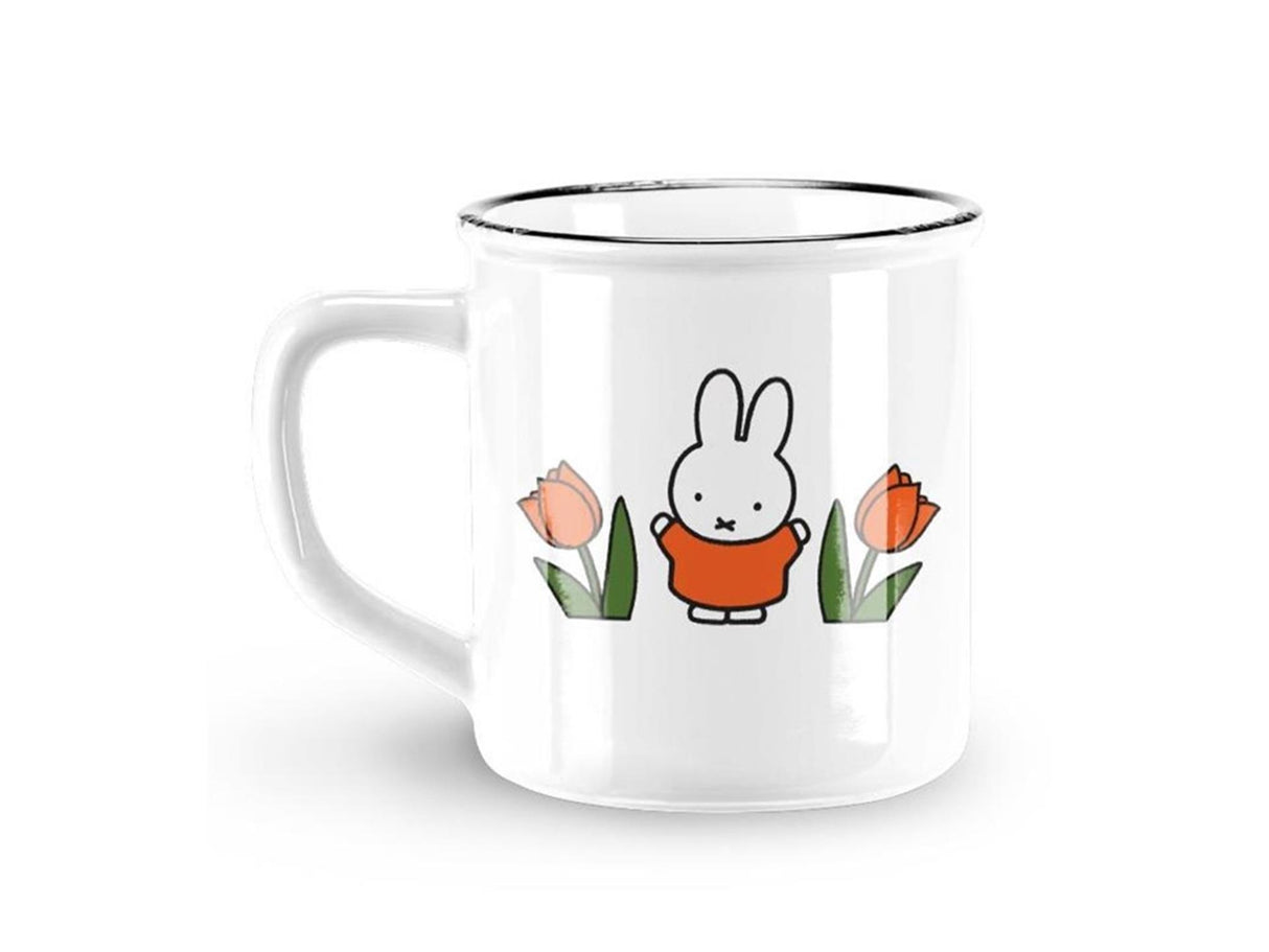 Nijntje mok tulpen rood ã˜8xh7,5cm keramiek