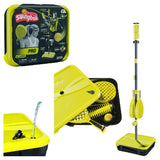 Swingball pro tennispaal met all surface basis zwart geel