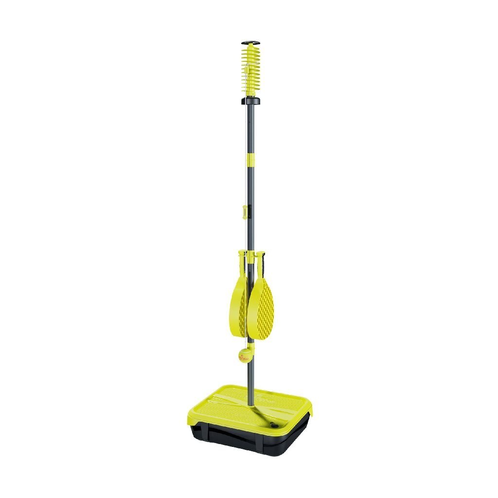 Swingball pro tennispaal met all surface basis zwart geel