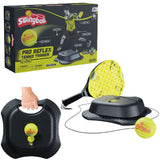 Mookie Reflex Tennistrainer met All Surface Basis Zwart Geel