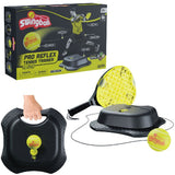 Mookie toys swingball reflex tennis pro - tennistrainer pro met all surface basis - zwart geel