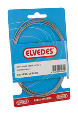 Elvedes Schakel binnenkabel 2250mm RVS Slick Ø1,1mm N-nippel (op kaart)