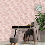 DUTCH WALLCOVERINGS DUTCH WALLCOVERINGS Behang Tropical Trees roze