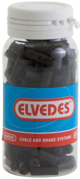 ds Elvedes kabelhoedje 5.0mm PVC zw (150)