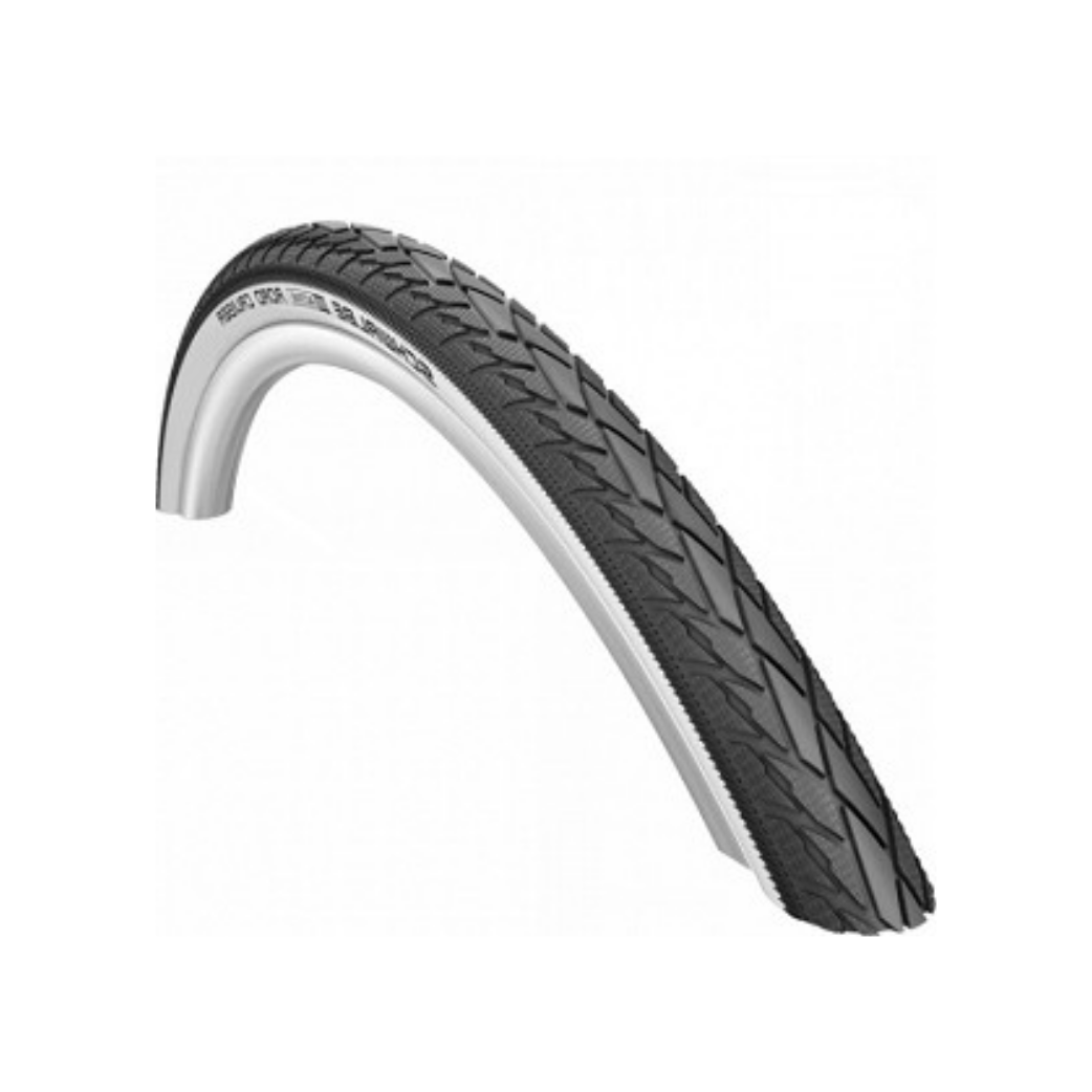 Schwalbe Road cruiser 47-622 (28x1.75) zwart wit reflex