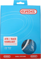 Schakel kabelkit Elvedes ATB Race compleet - wit (in doosje)