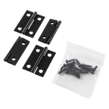 Mack 1071162 - 4 smalle scharnieren zwart h 33 x b22 mm | 5 stuks