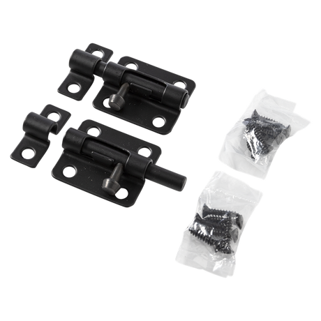 Mack 1071195 - 2 grendels zwart a 45 mm b 19 mm | 6 stuks