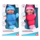 My beautiful dolls room pop gloeiworm 28 cm met licht en geluid 2 assorti | 2 stuks