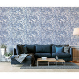 Dutch wallcoverings behang liquid marble blauw