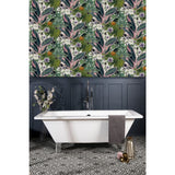 Dutch wallcoverings dutch wallcoverings behang passion flower wit en groen