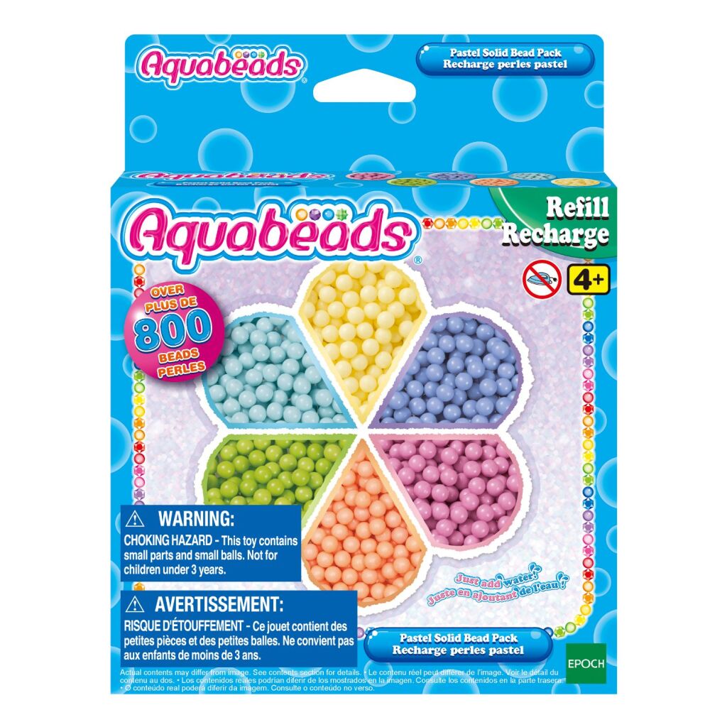 Aquabeads Aquabeads Pastel Solid Bead Pack 800+ Parels