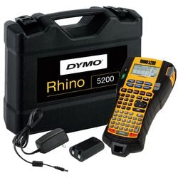 Dymo industriële labelprinter 5200 kofferset geel, zwart