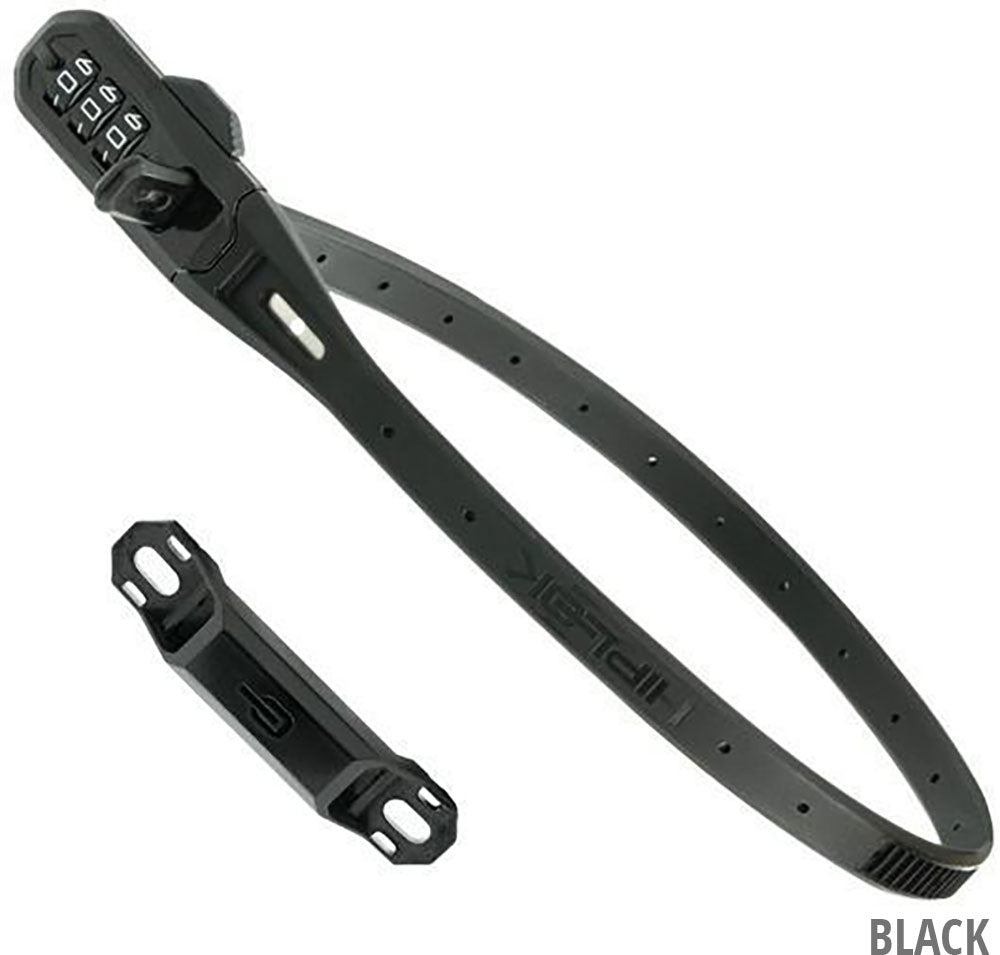 Hiplok z lok combo cable tie lock with steel core and combination lock