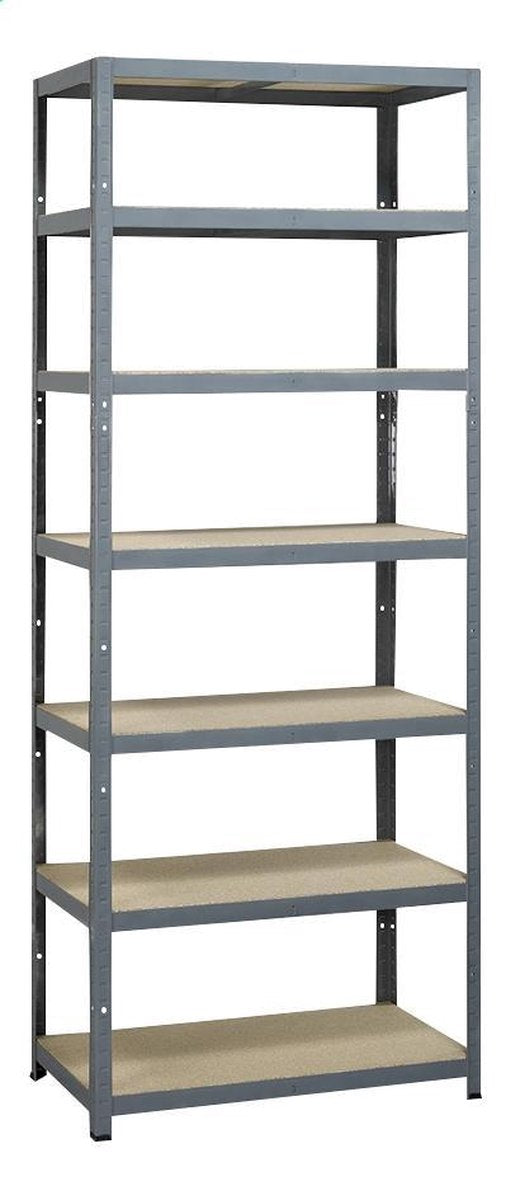 Avasco opbergrek l strong - 222cm hoog - 1400 kg draagkracht - 200 kg draagkracht per plank - monteren zonder schroeven
