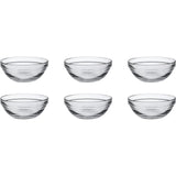 Duralex schaal lys rond stapelbaar 200ml hardglas 6 stuks 10,5x4.3cm