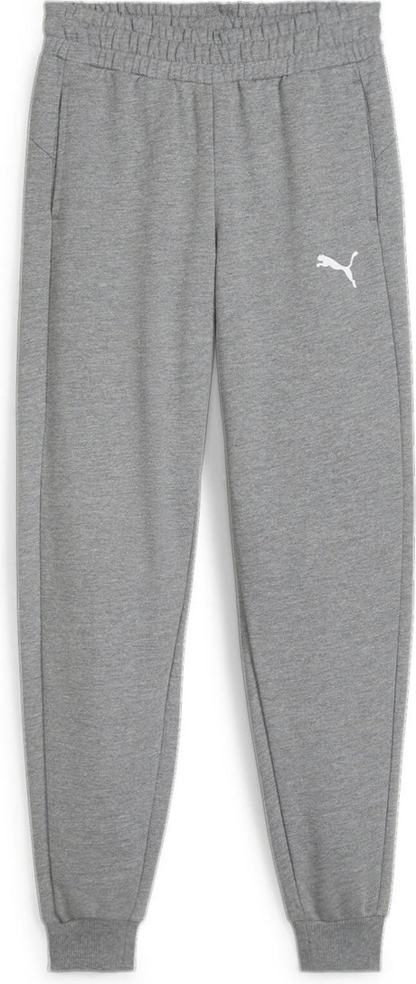 Puma teamgoal casuals pants jr jongens sportbroek - medium gray heather- white