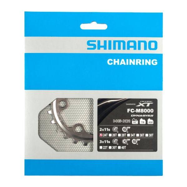 Shimano kettingblad Deore XT 11V 24T Y1RL24000 M8000