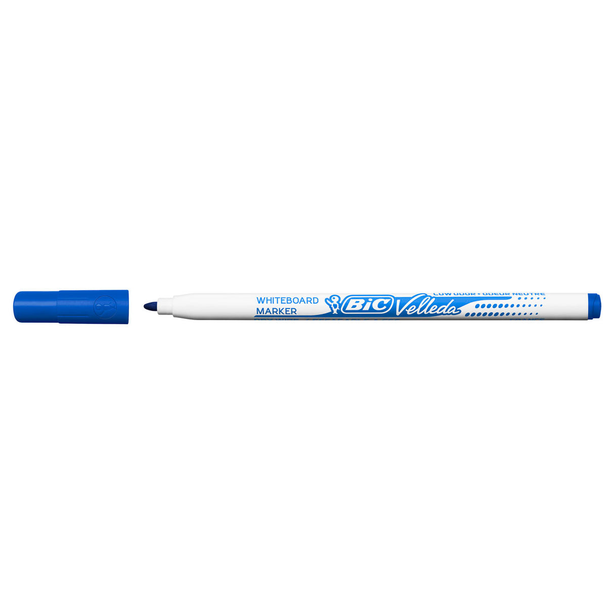 Bic viltstift 1721 whiteboard rond blauw 1.5mm