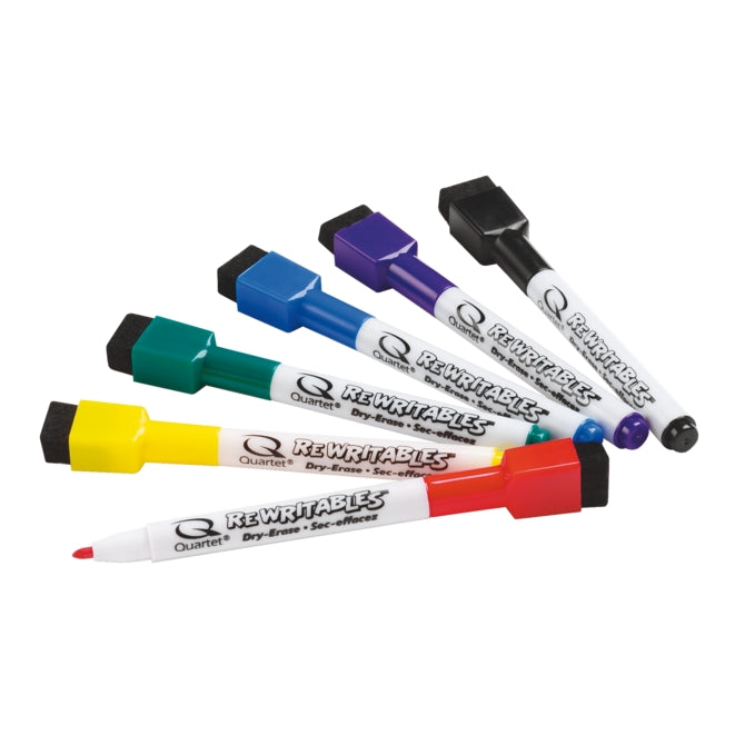 Quantore whiteboardstift quartet kleur, 6st.