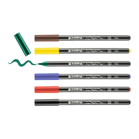 Quantore viltstift brushpen edding 4535 porselein familie