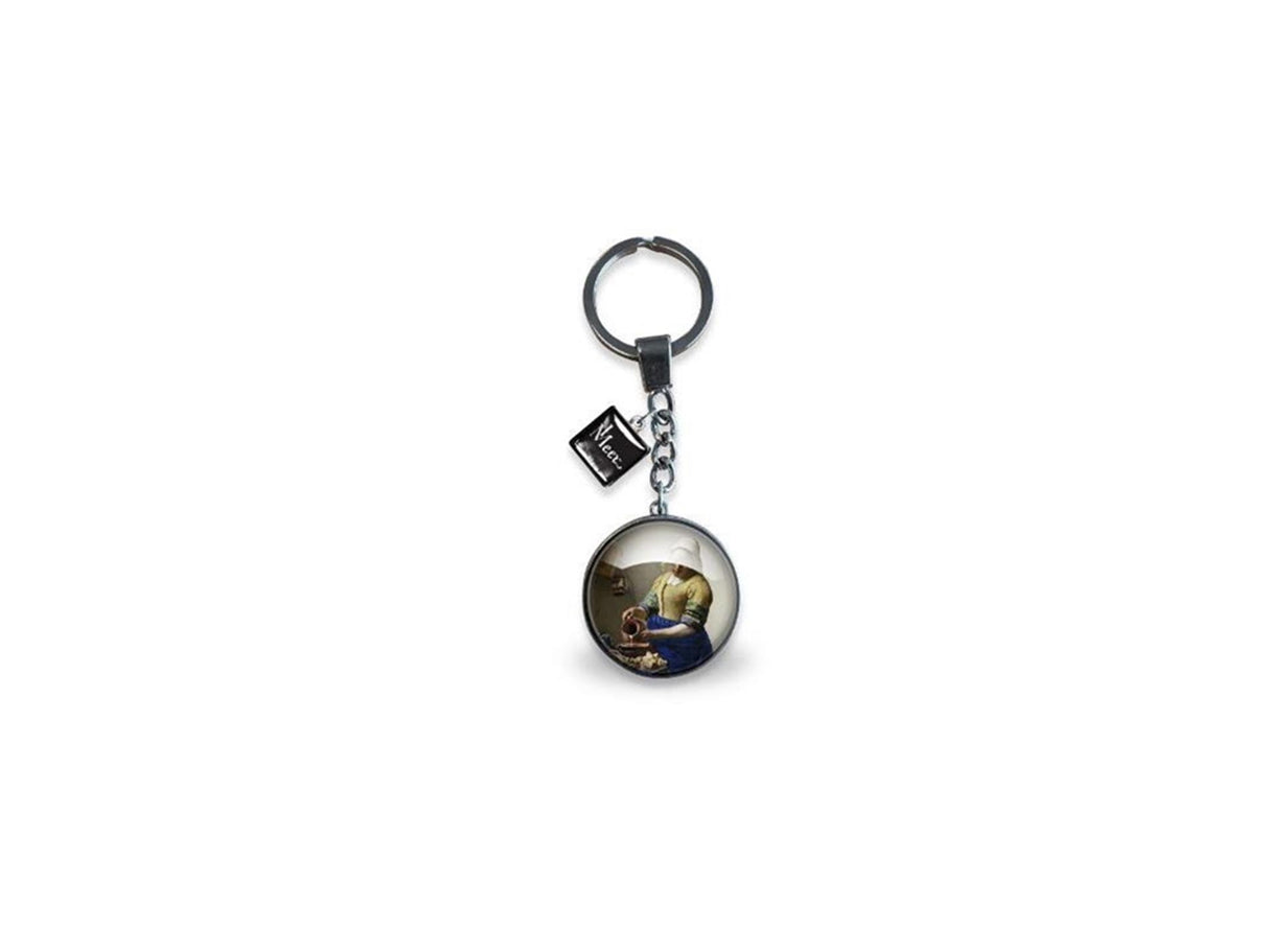 Sleutelhanger glas het melkmeisje ø3cm
