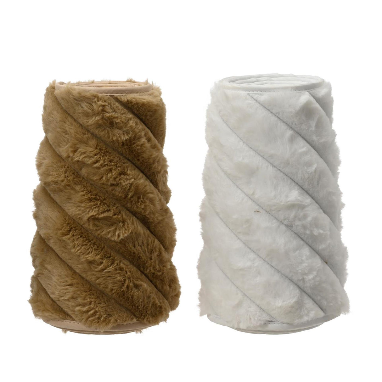 Decoris boomring imitatiebont ø56xh22cm polyester 2 assorti