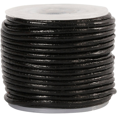Creativ company https: www.cchobby.nl leerkoord-dikte-1-mm-zwart-10-m-1-rol