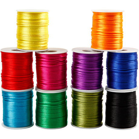 Creativ company https: www.cchobby.nl satijnkoord-dikte-2-mm-sterke-kleuren-10x50-m-1-doos