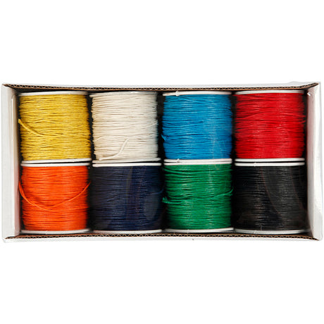 Creativ company https: www.cchobby.nl katoenkoord-dikte-1-mm-gevernist-diverse-kleuren-8x40-m-1-doos