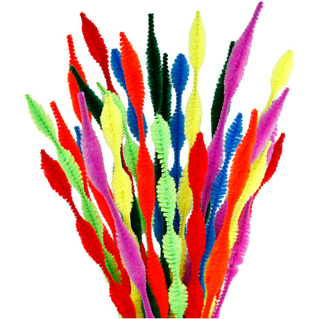 Creativ company https: www.cchobby.nl chenille-gegolfd-l-30-cm-dikte-5-12-mm-diverse-kleuren-28-div-1-doos