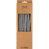 Creativ company https: www.cchobby.nl chenille-l-30-cm-dikte-6-mm-glitter-zilver-24-stuk-1-doos