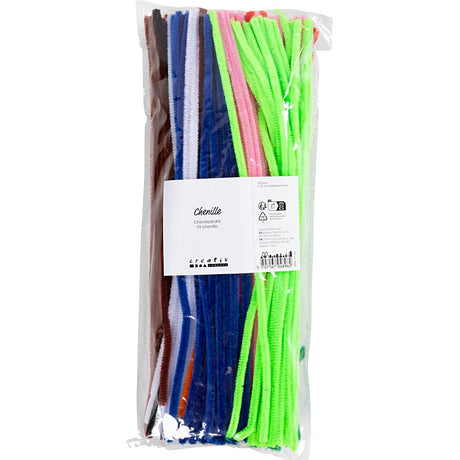 Creativ company https: www.cchobby.nl chenille-l-30-cm-dikte-6-mm-diverse-kleuren-200-div-1-doos