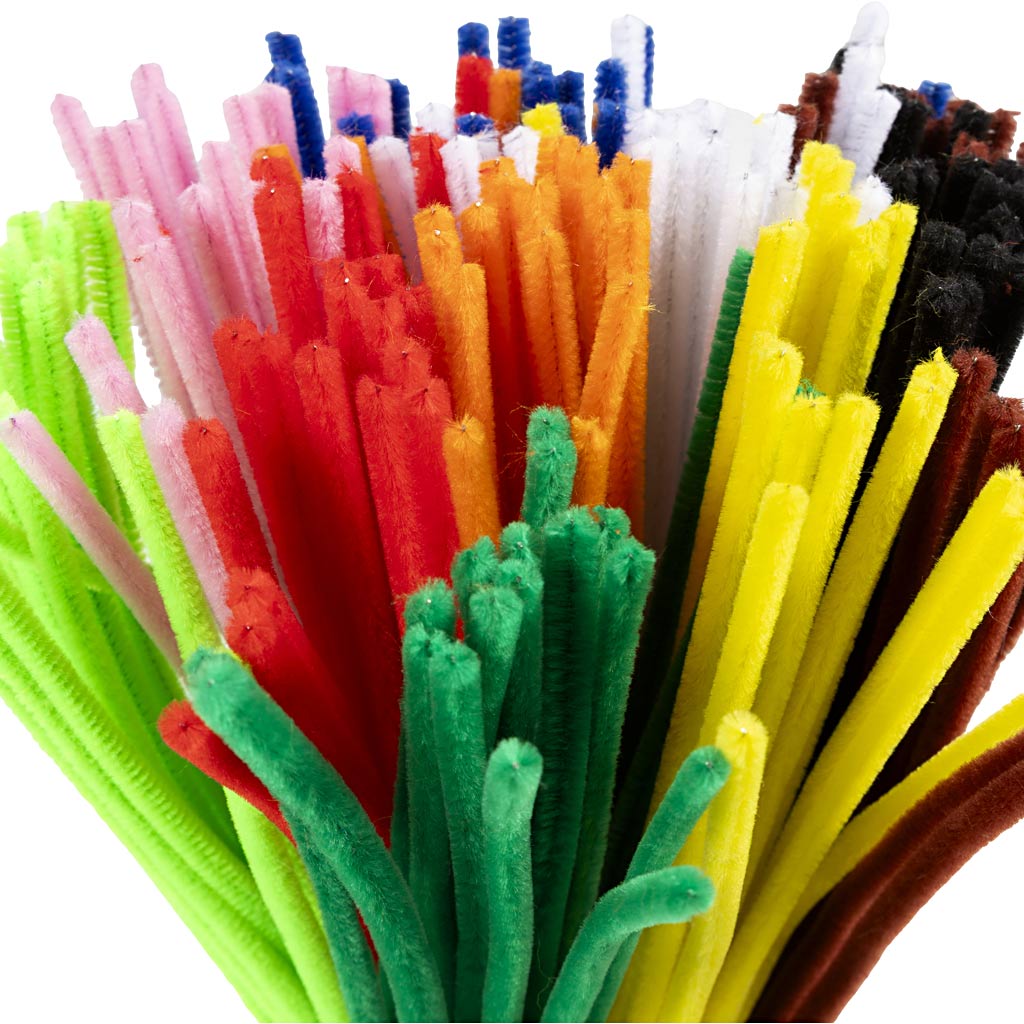 Creativ company https: www.cchobby.nl chenille-l-30-cm-dikte-6-mm-diverse-kleuren-200-div-1-doos