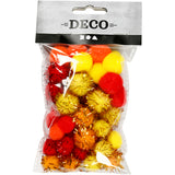 Https: www.cchobby.nl pompons-d-15-20-mm-oranje-rood-geel-48-stuk-1-doos
