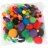 Creativ company https: www.cchobby.nl pompons-d-5-40-mm-ca-150-stuk-diverse-kleuren-42-gr-1-doos