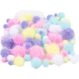 Creativ company https: www.cchobby.nl pompons-d-15-40-mm-glitter-ca-75-stuk-pastelkleuren-62-gr-1-doos