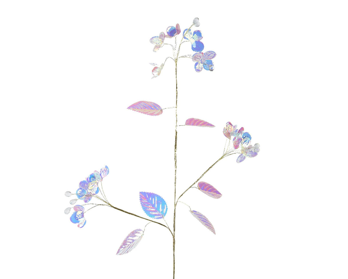 Decoris kunsttak iriserend h68cm