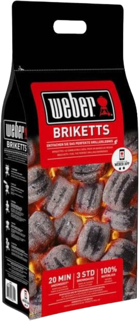Weber briketten voor barbecue grill 8 kg