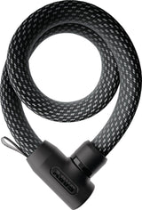 Abus fietsslot textiel-kettingslot - yarnit™ 4004k - security level 7 - zwart - 85 cm - geschikt voor elektrische fietsen en stadsfietsen - lichtgewicht - slechts 0,7 kg