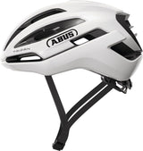 Abus fietshelm taipan shiny white l - 57-61 cm - wit - geschikt voor gebruik op gravel bikes - 295 g