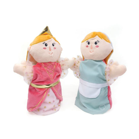 Dubbelgezichte handpop prinses assepoest