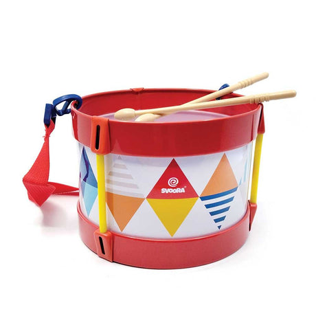 Trommel tin. 18 x 18 x 13 cm. 3+